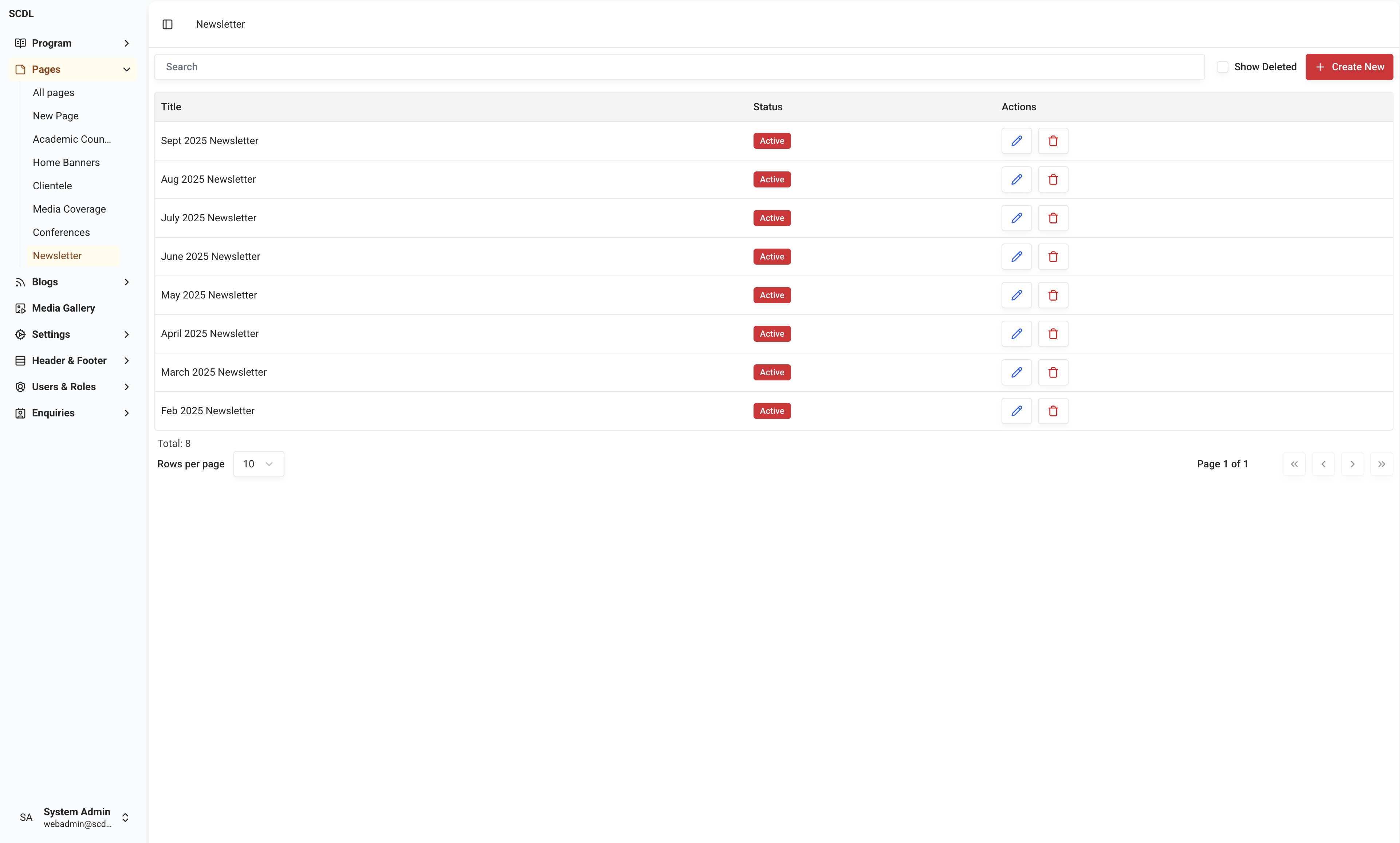 Newsletter Module Newsletter Module