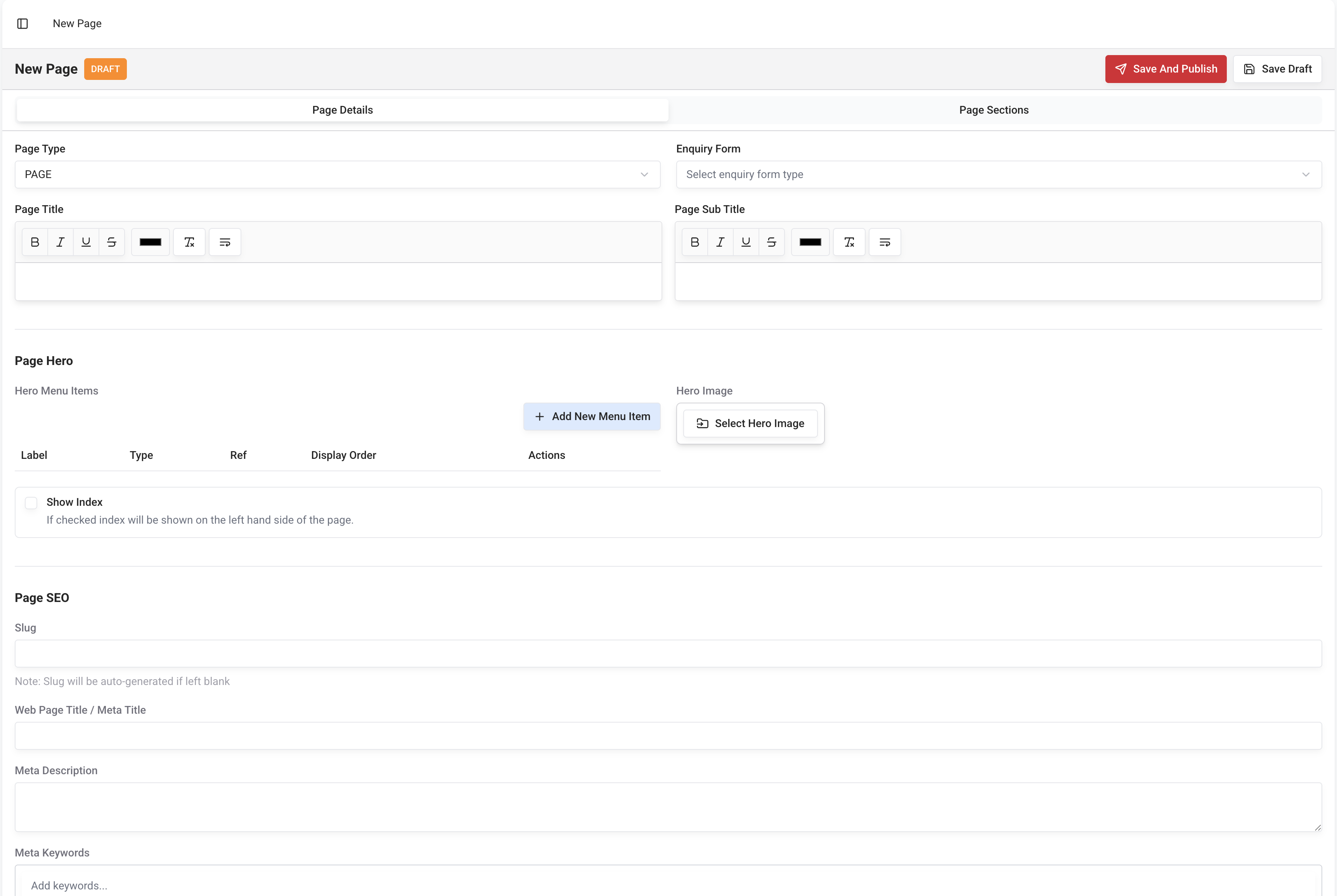 Page Editor Page Editor