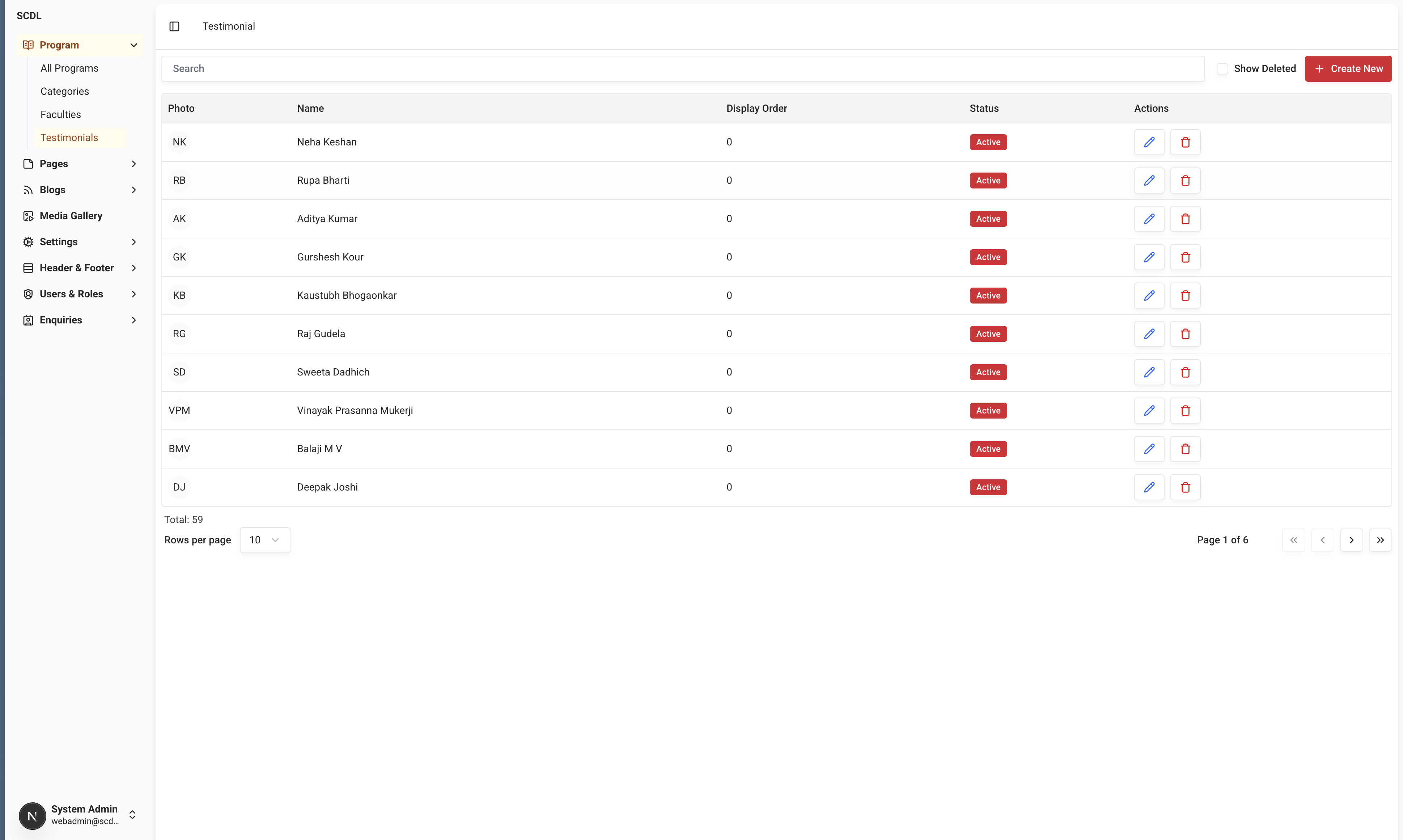 Testimonials Page Testimonials Page