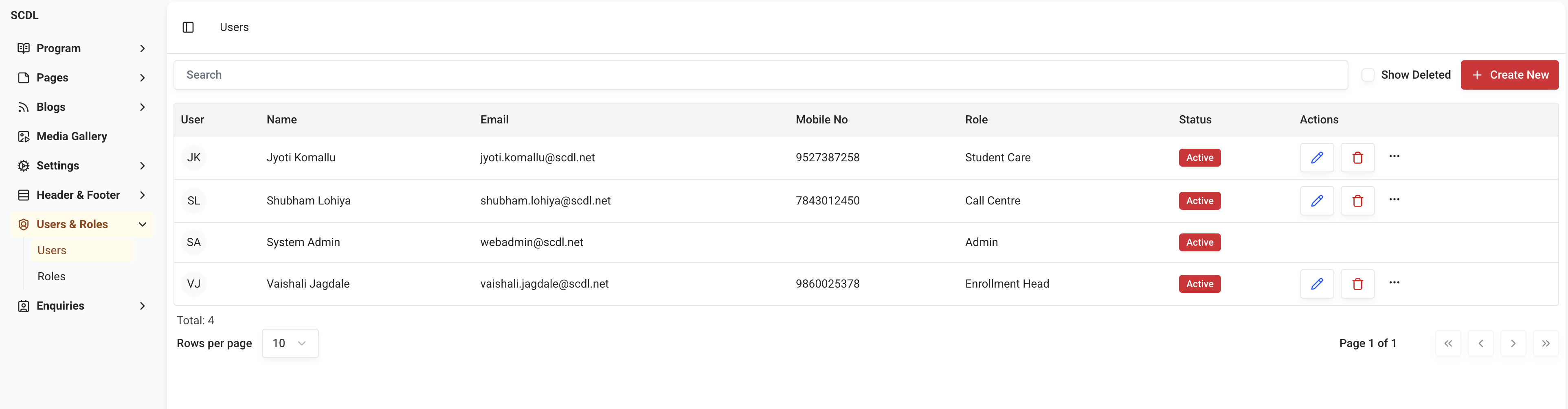 Users Module Users Module